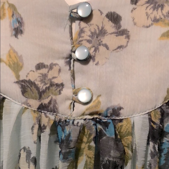 💕Free People - NWOT Pleated Mini Tent Dress (S) - Picture 3 of 8